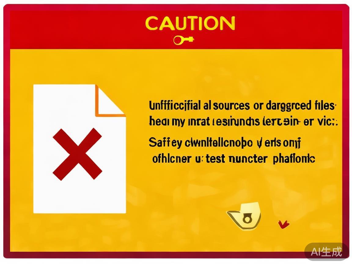 文件来源不正规或包损坏：使用非官方渠道下载的安装包